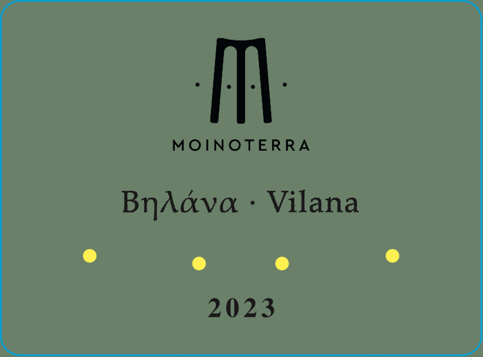 TABC label artwork for Moinoterra Winery Vilana