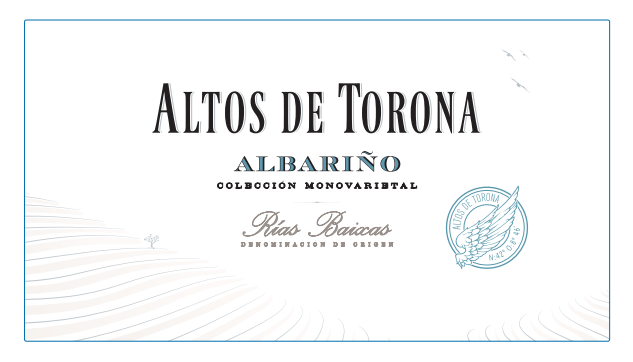 TABC label artwork for Altos De Torona Albariño