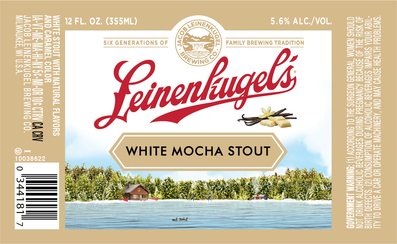 TABC label artwork for Leinenkugel's White Mocha Stout