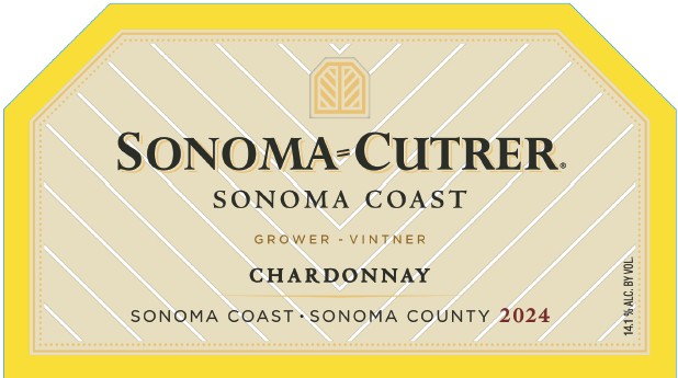 TABC label artwork for Sonoma-Cutrer Chardonnay Sonoma Coast