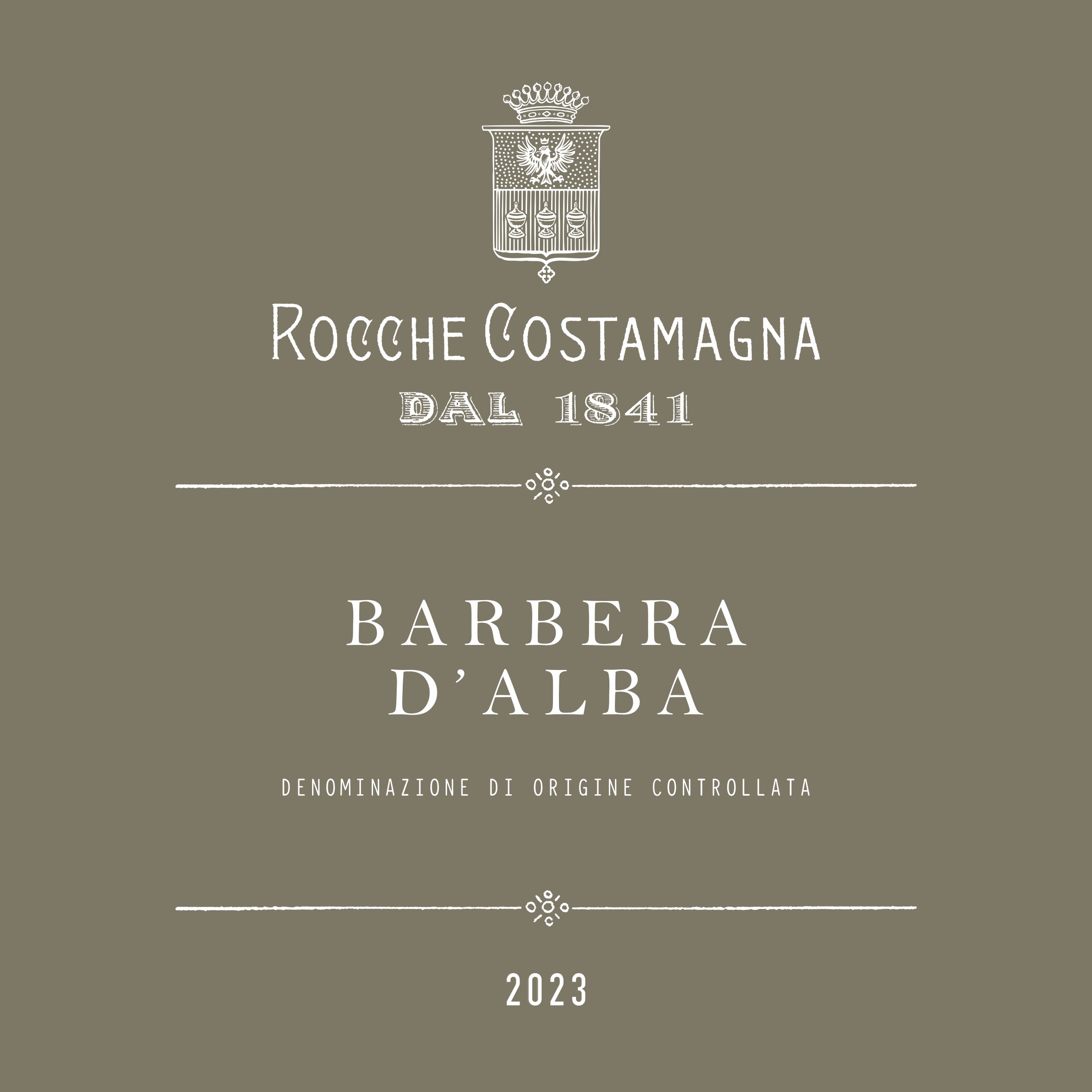TABC label artwork for Rocche Costamagna Barbera D'Alba