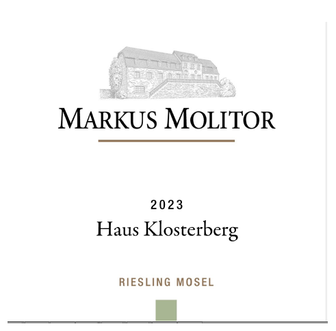 TABC label artwork for Markus Molitor Haus Klosterberg Riesling Mosel
