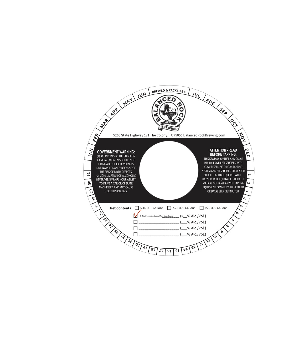 TABC label artwork for Blythe Bohemian