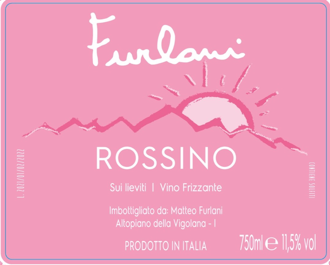 TABC label artwork for Cantina Furlani Rossino