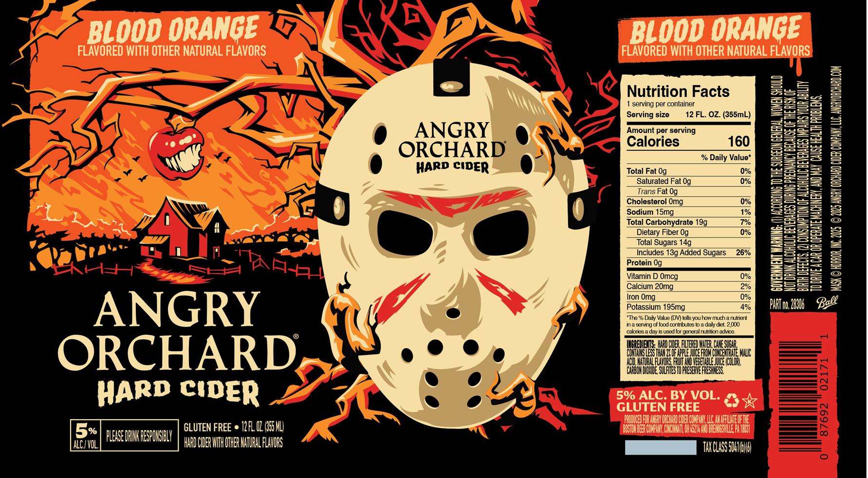 TABC label artwork for Angry Orchard Blood Orange
