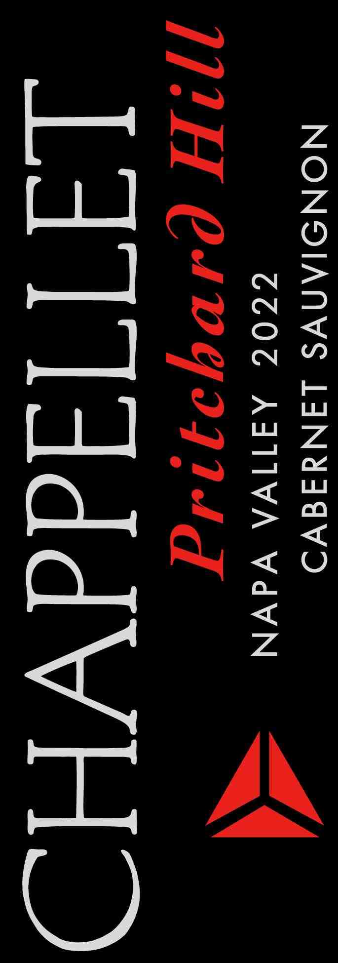 TABC label artwork for Chappellet Pritchard Hill Cabernet Sauvignon Napa Valley