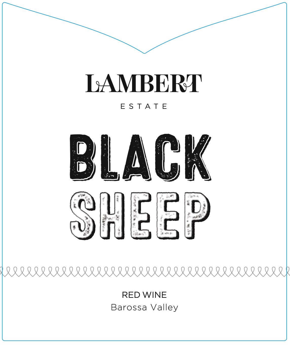 TABC label artwork for LAMBERT ESTATE BLACK SHEEP RED WINE