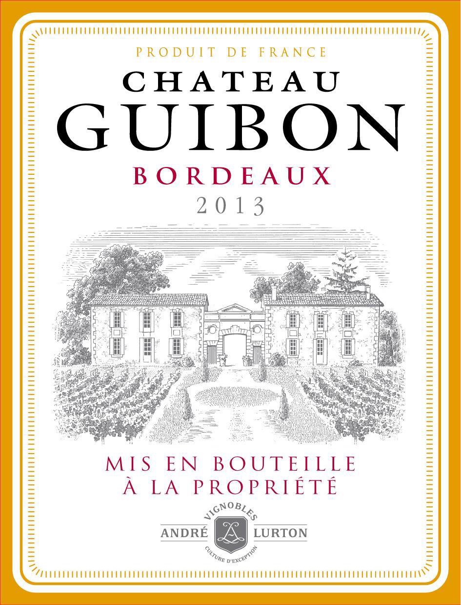 TABC label artwork for Ch Guibon Rouge