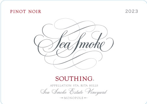 TABC label artwork for Sea Smoke Southing Pinot Noir STA. Rita Hills (1.5L)