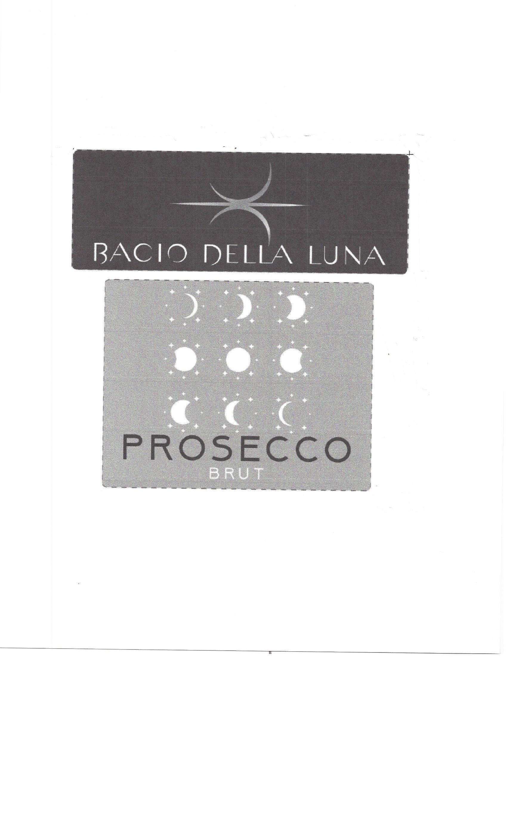 TABC label artwork for Bacio Della Luna Prosecco Brut