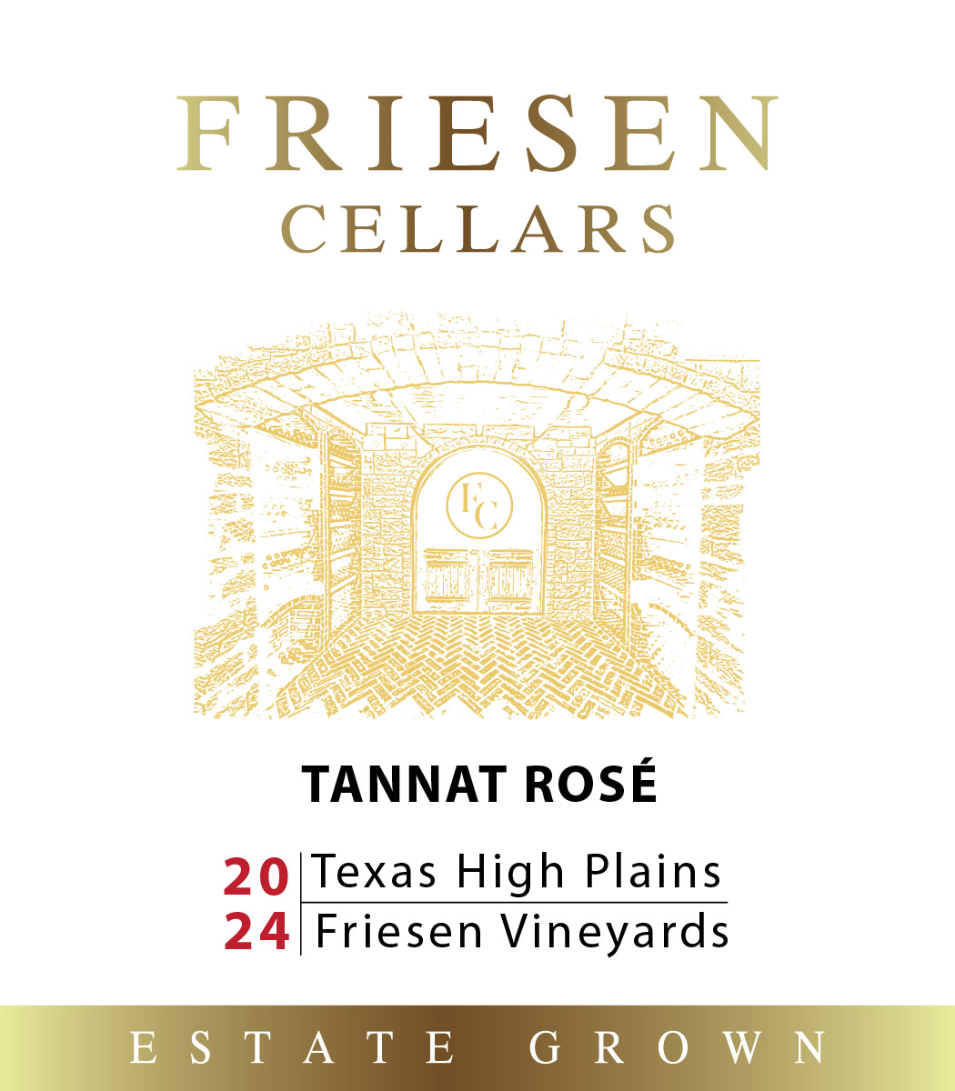 TABC label artwork for FRIESEN CELLARS TANNAT ROSE