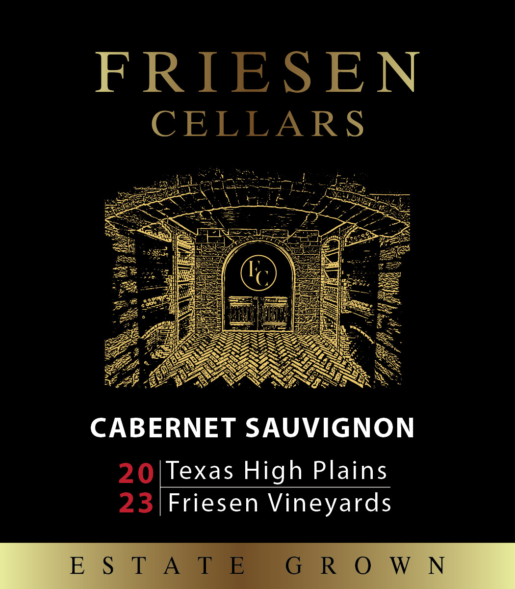 TABC label artwork for FRIESEN CELLARS CABERNET SAUVIGNON
