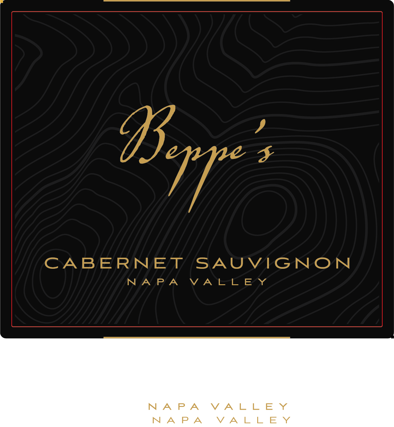 TABC label artwork for Frias Family Vineyard Beppe's Cabernet Sauvignon
