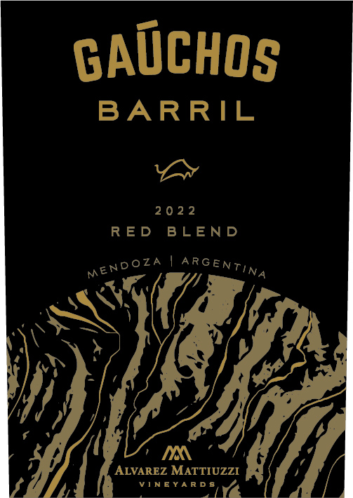 TABC label artwork for Gauchos Barril Red Blend Los Chacayes, Valle de Uco