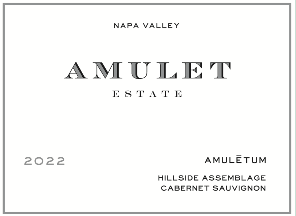 TABC label artwork for AMULET ESTATE AMULETUM CABERNET SAUVIGNON