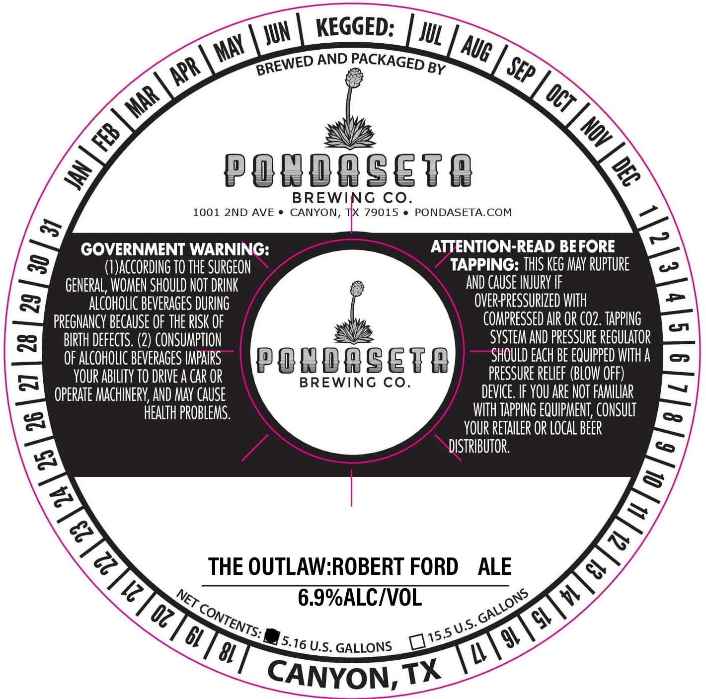 TABC label artwork for The Outlaw: Robert Ford
