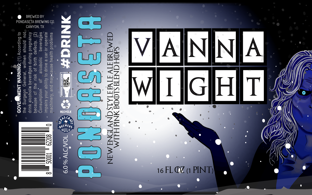 TABC label artwork for Vanna Wight