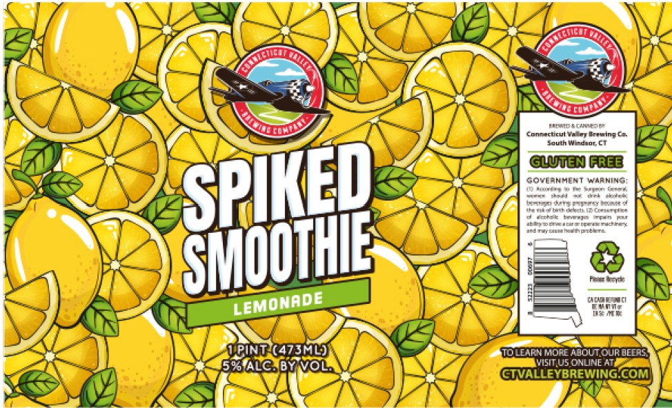 TABC label artwork for Spiked Smoothie Lemonade