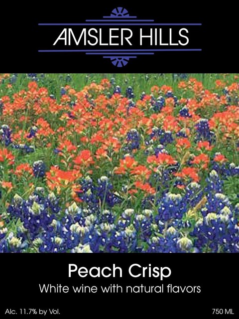 TABC label artwork for Peach Crisp