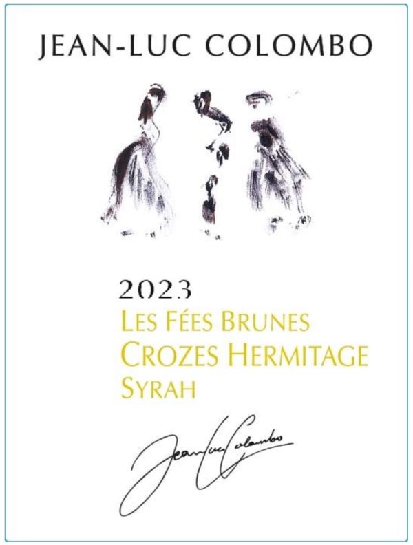 TABC label artwork for JEAN-LUC COLOMBO LES FEES BRUNES SYRAH CROZES HERMITAGE