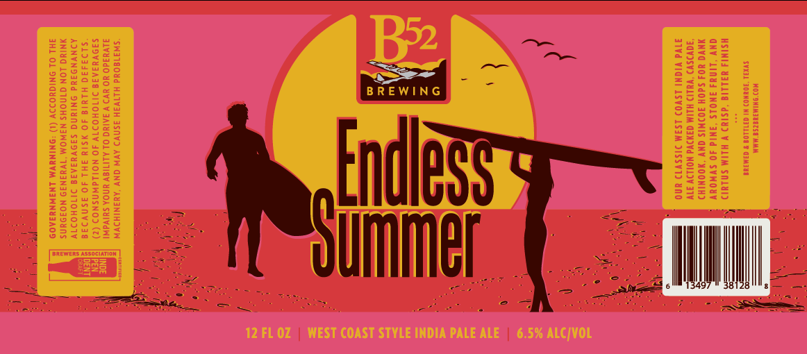 TABC label artwork for Endless Summer