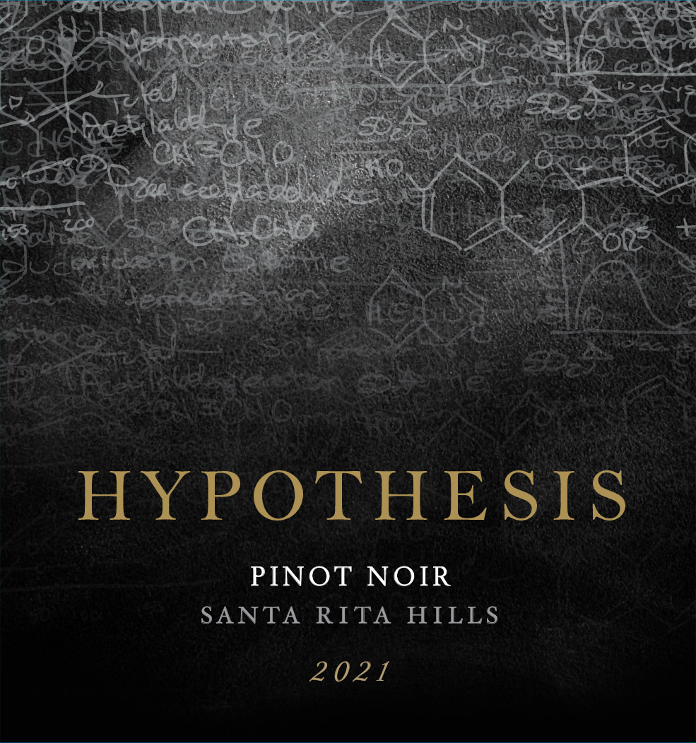 TABC label artwork for Hypothesis Santa Rita Hills Pinot Noir