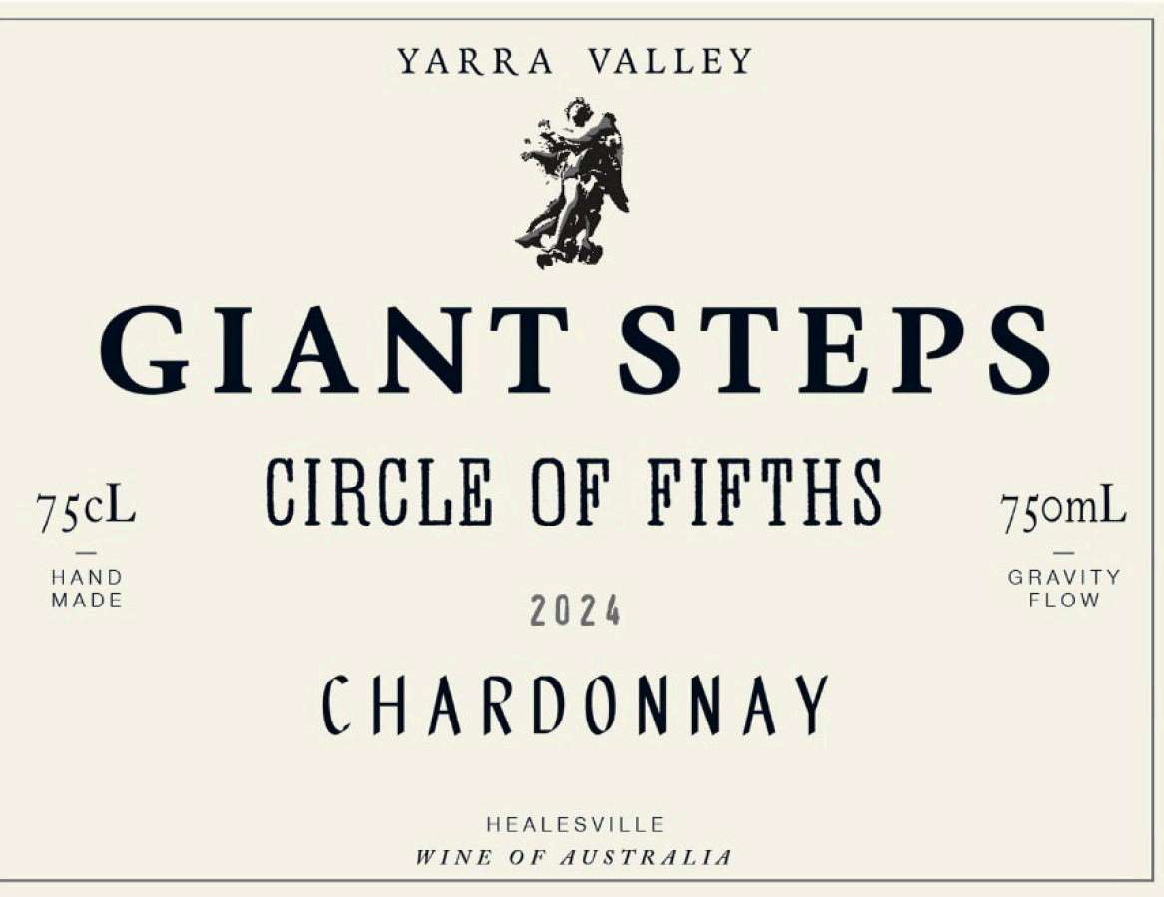 TABC label artwork for GIANT STEPS CIRCLE OF FIFTHS YARRA VALLEY CHARDONNAY