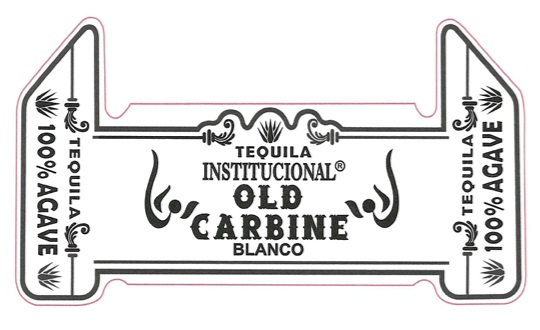 TABC label artwork for Old Carbine Blanco