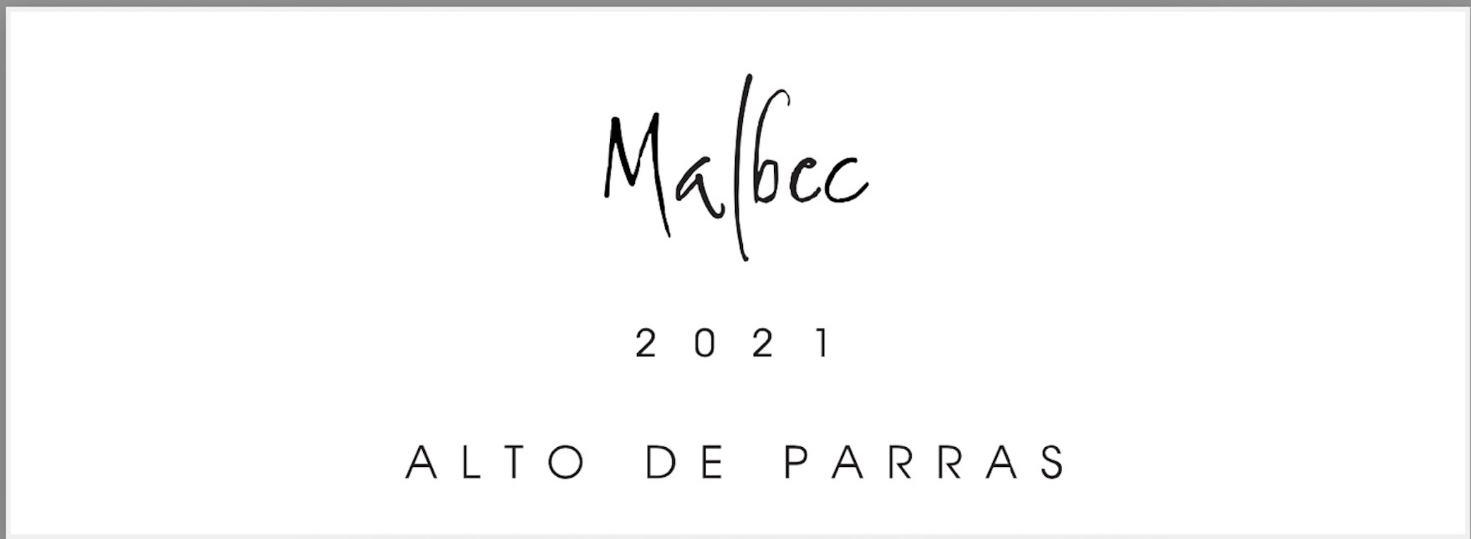 TABC label artwork for Tribos Malbec
