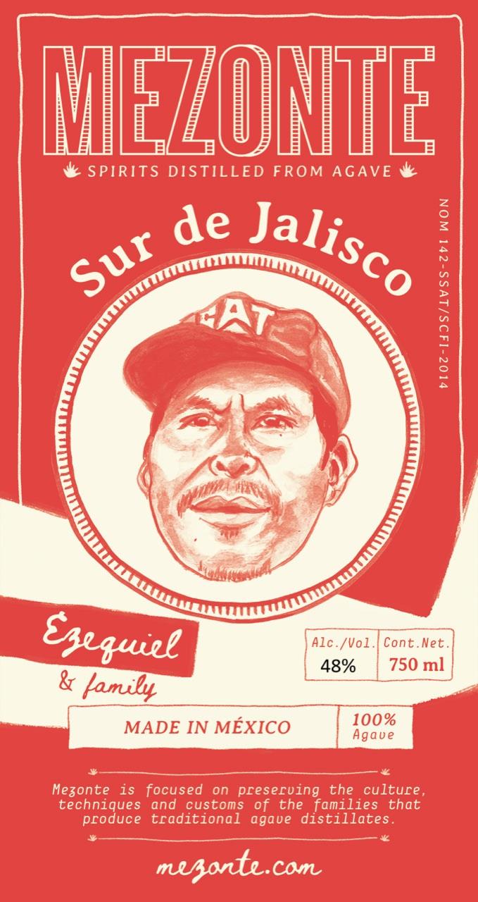 TABC label artwork for Mezonte Ezequiel Agave