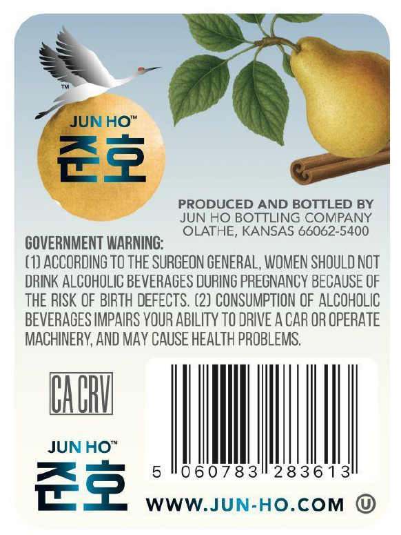 TABC label artwork for Jun Ho Spiced Pear