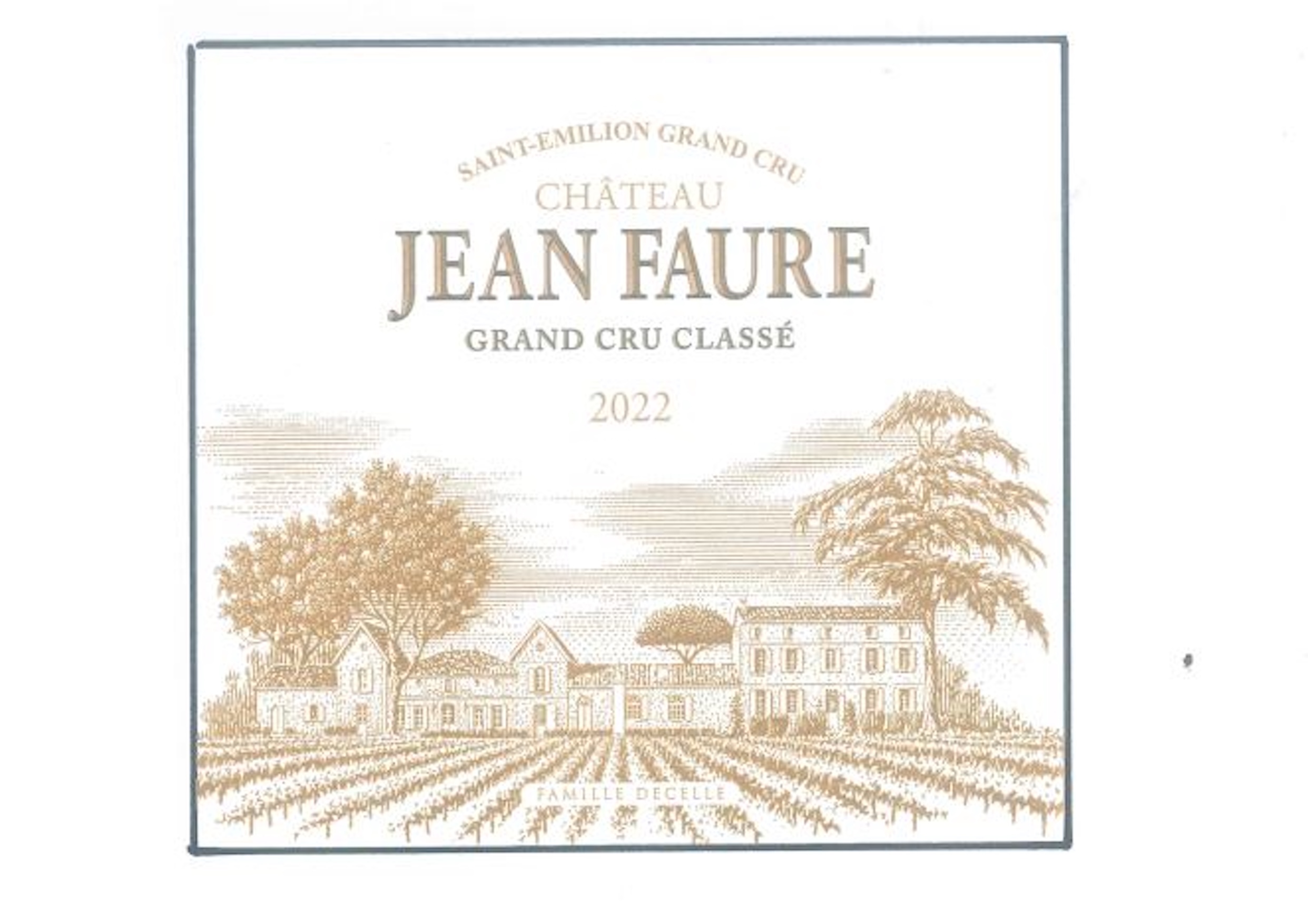TABC label artwork for CHATEAU JEAN FAURE