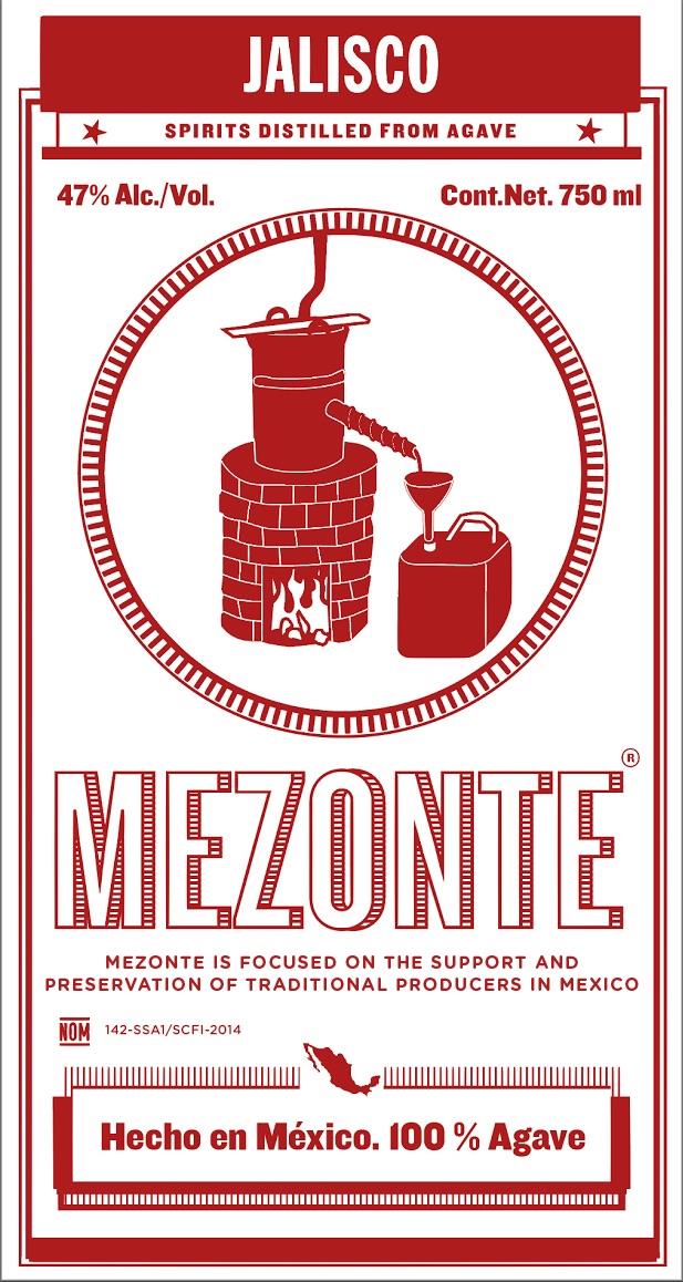 TABC label artwork for Mezonte Santos Juarez Agave Spirit