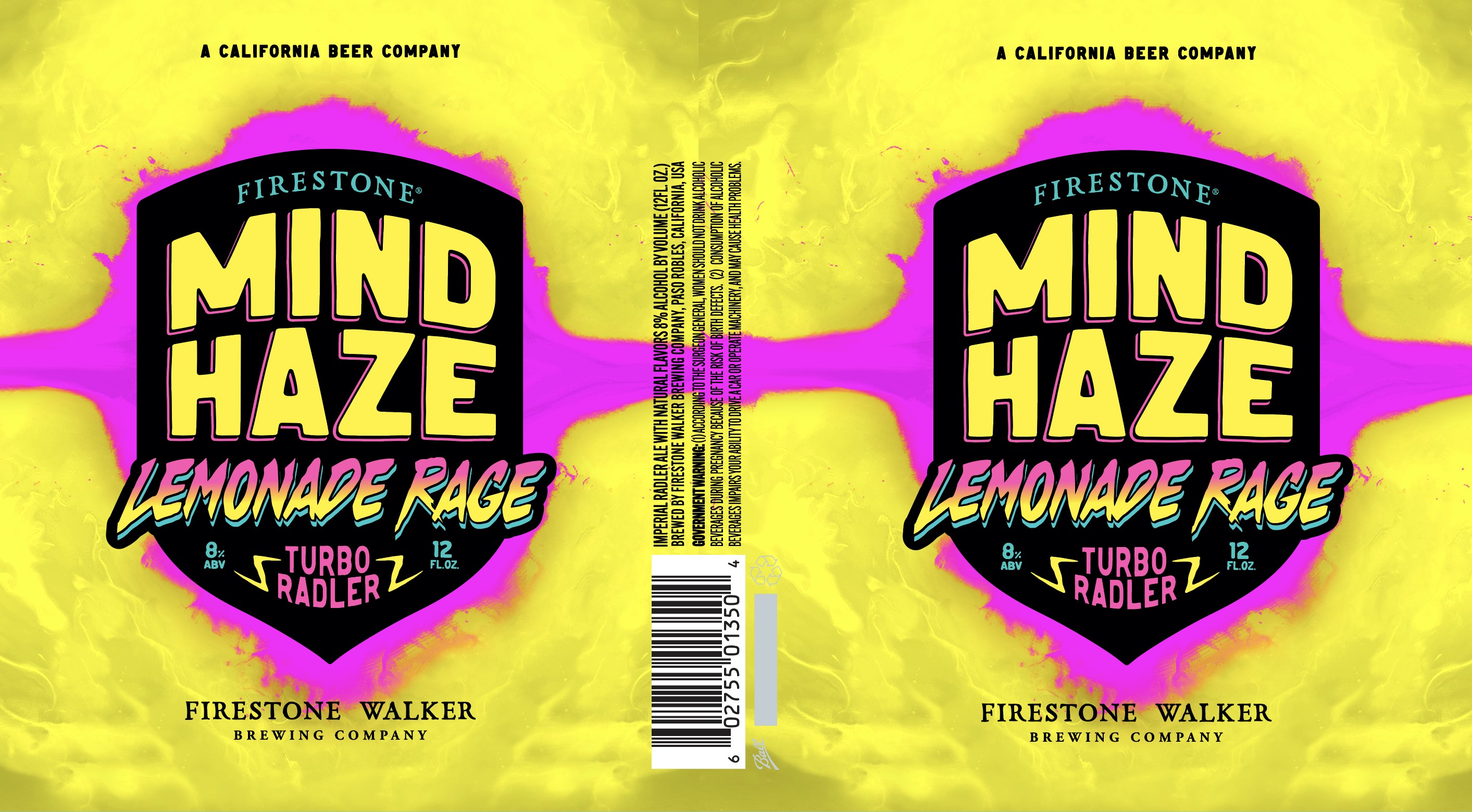TABC label artwork for Mind Haze Lemonade Rage