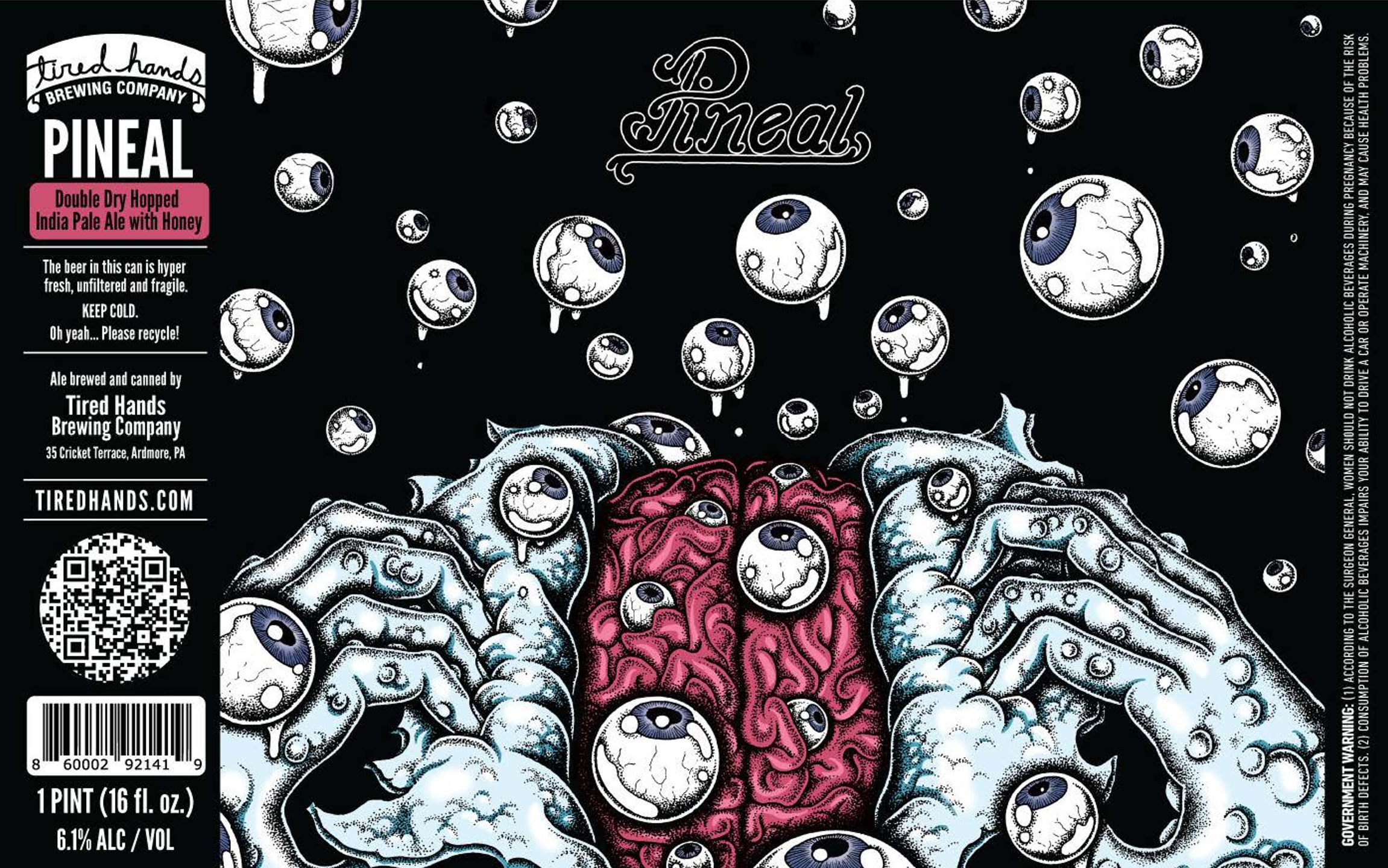 TABC label artwork for Pineal