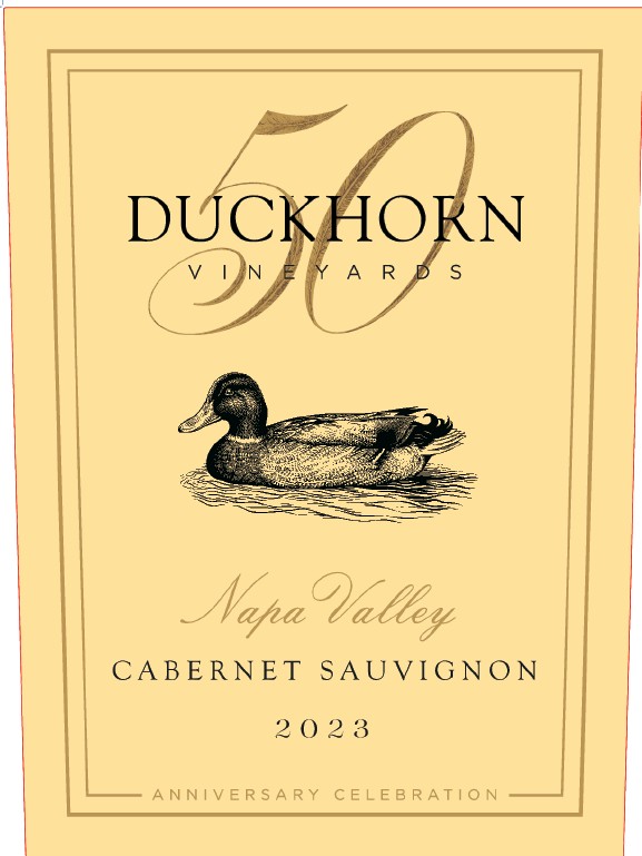 TABC label artwork for Duckhorn Vineyards Anniversary Celebration Cabernet Sauvignon