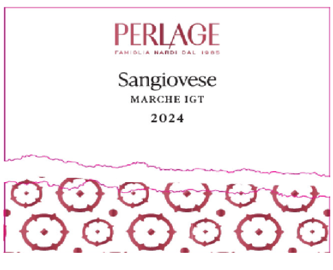 TABC label artwork for PERLAGE MARCHE SANGIOVESE