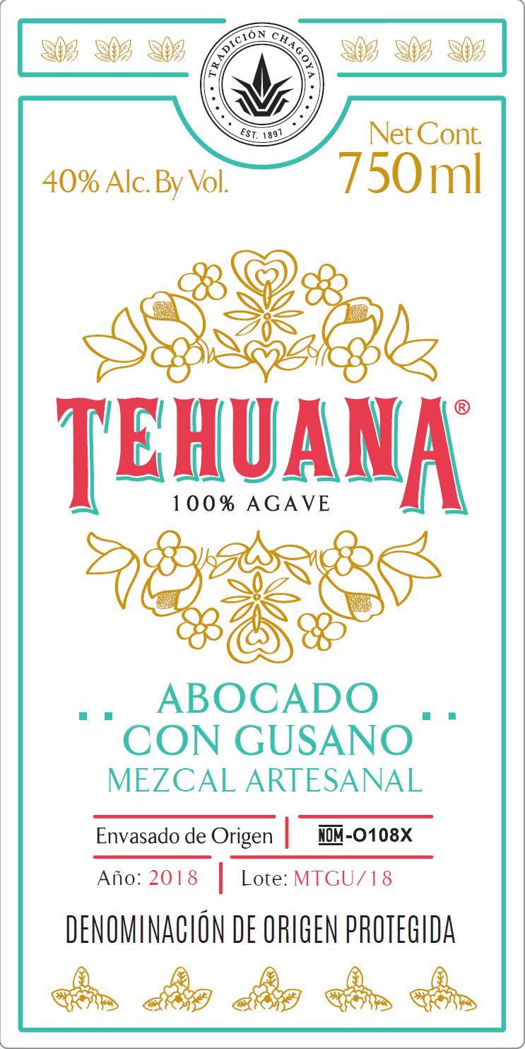 TABC label artwork for Tehuana Mezcal Joven