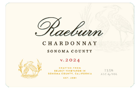 TABC label artwork for Raeburn Chardonnay