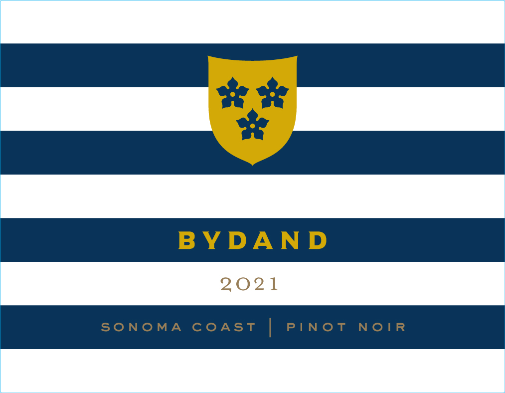 TABC label artwork for Bydand Sonoma Coast Pinot Noir 2021