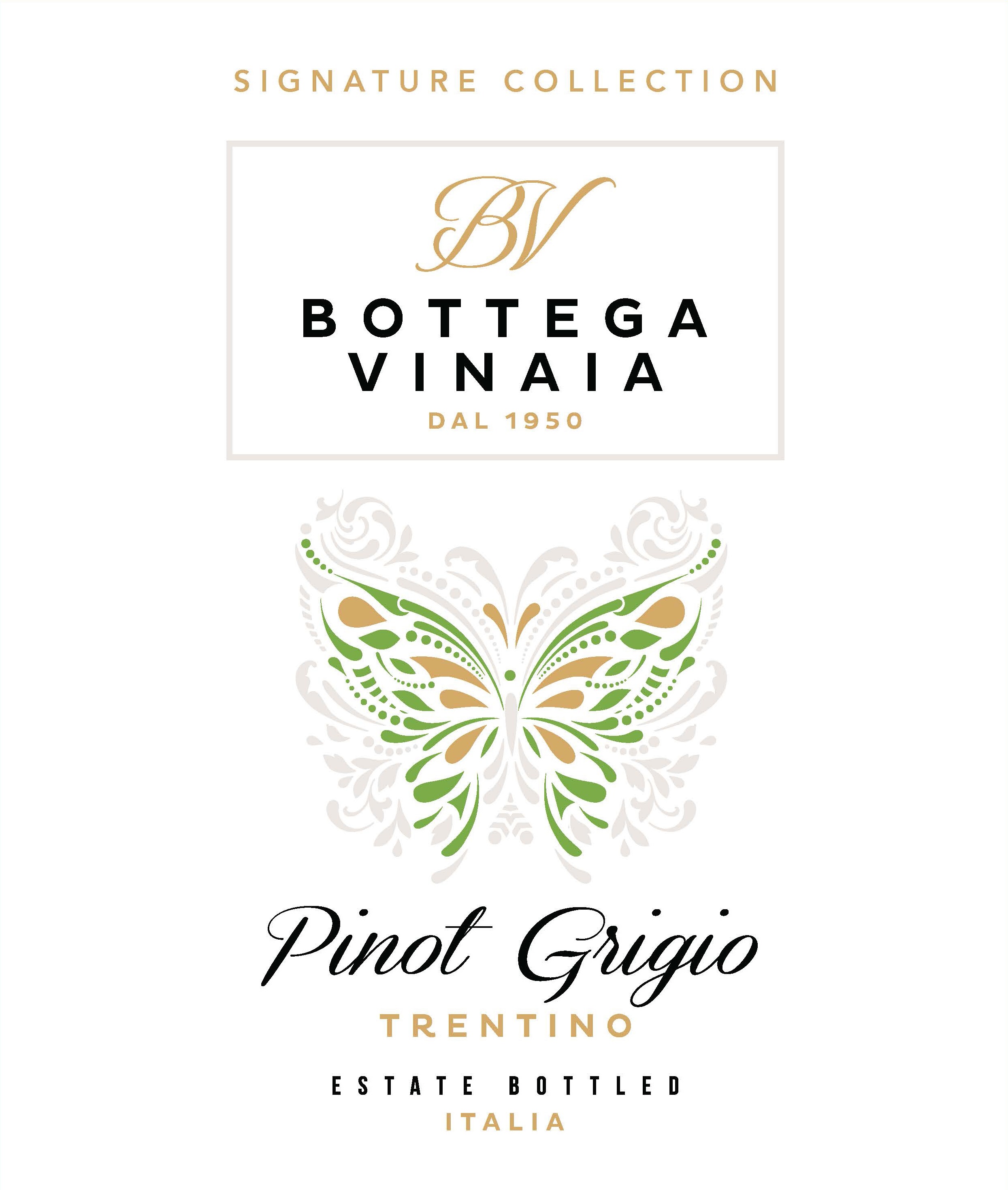 TABC label artwork for BOTTEGA VINAIA PINOT GRIGIO SIGNATURE COLLECTION