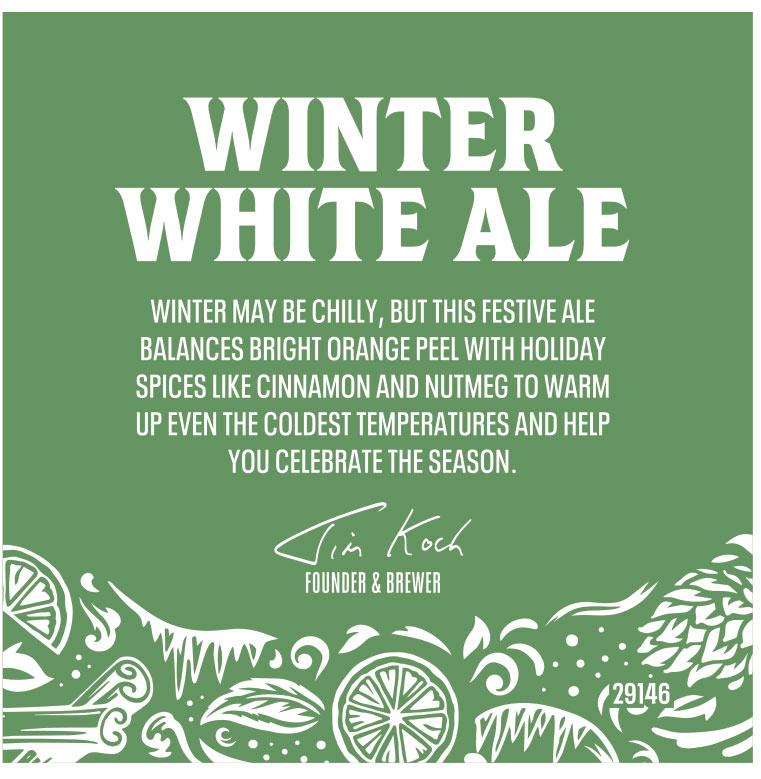 TABC label artwork for Samuel Adams Winter White Ale