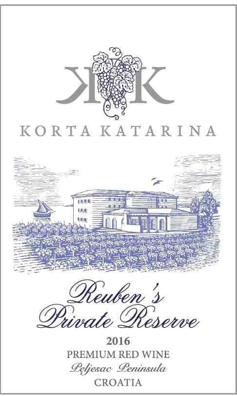 TABC label artwork for KORTA KATARINA REUBEN'S PRIVATE RESERVE