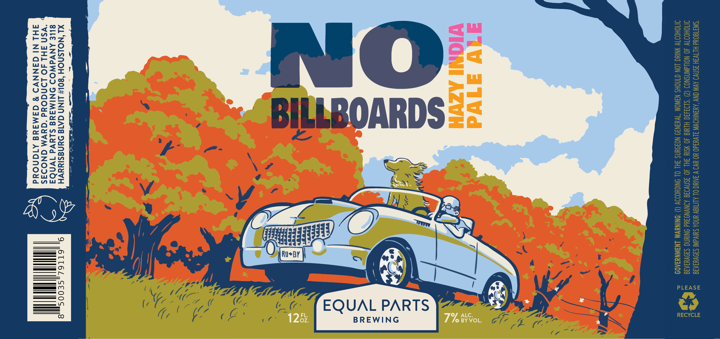 TABC label artwork for No Billboards