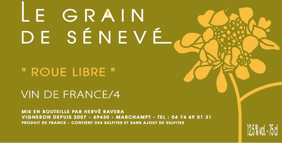 TABC label artwork for LE GRAIN DE SENEVE ROUE LIBRE