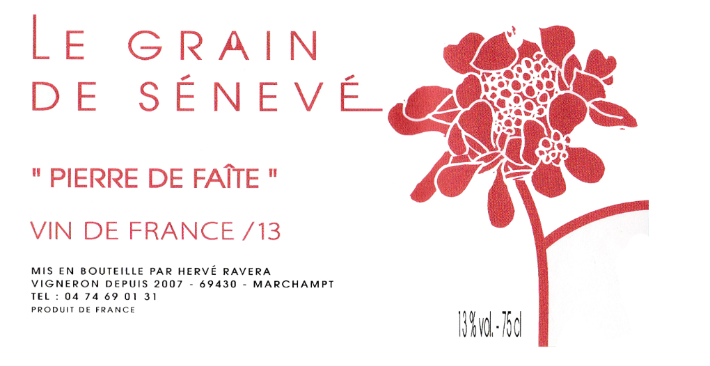TABC label artwork for LE GRAIN DE SENEVE PIERRE DE FAITE