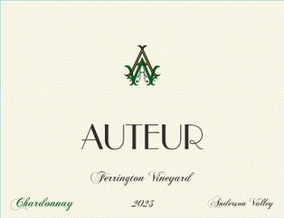 TABC label artwork for Auteur Chardonnay, Ferrington Vineyard