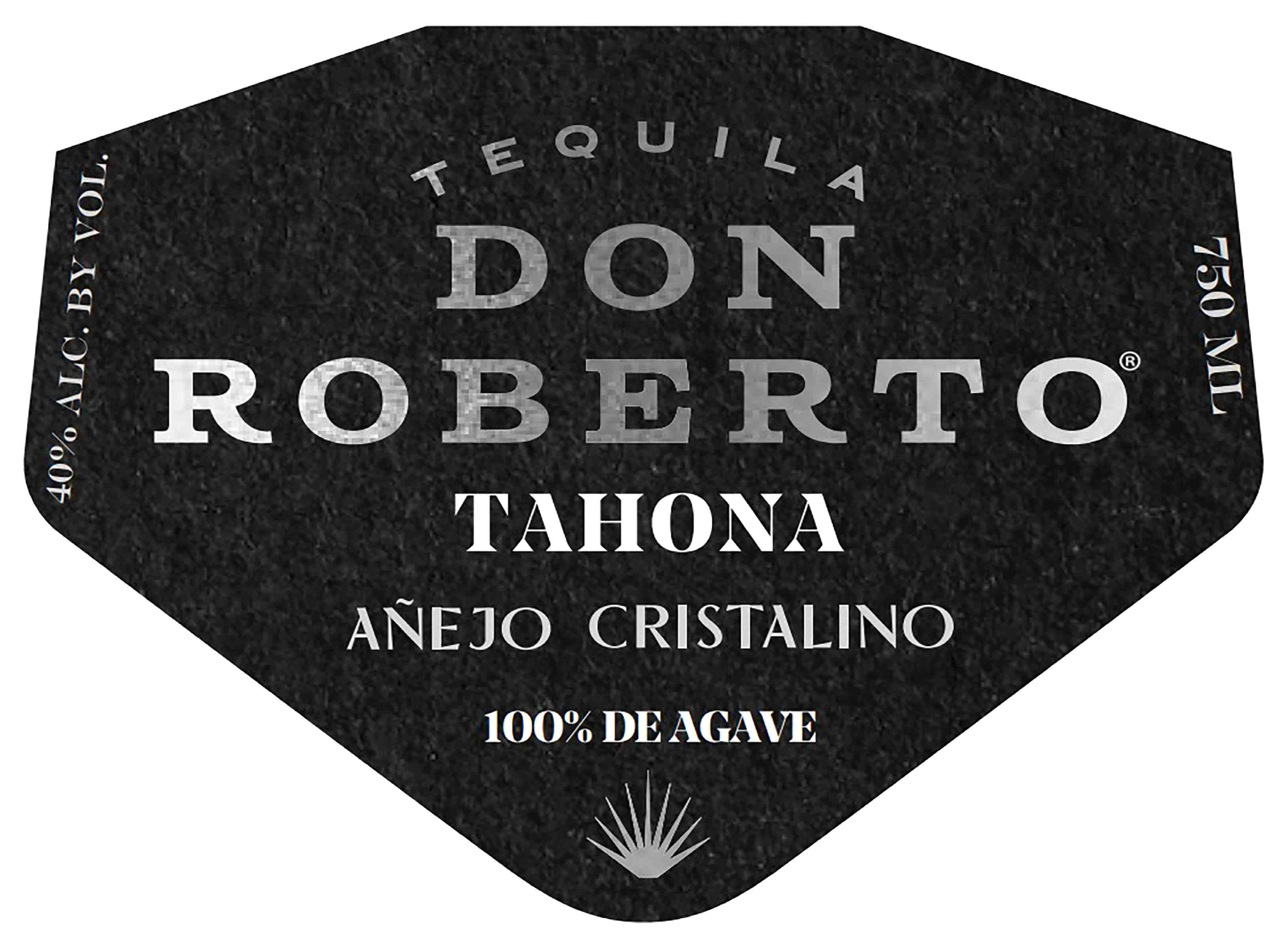 TABC label artwork for Don Roberto Tahona Cristalino Tequila