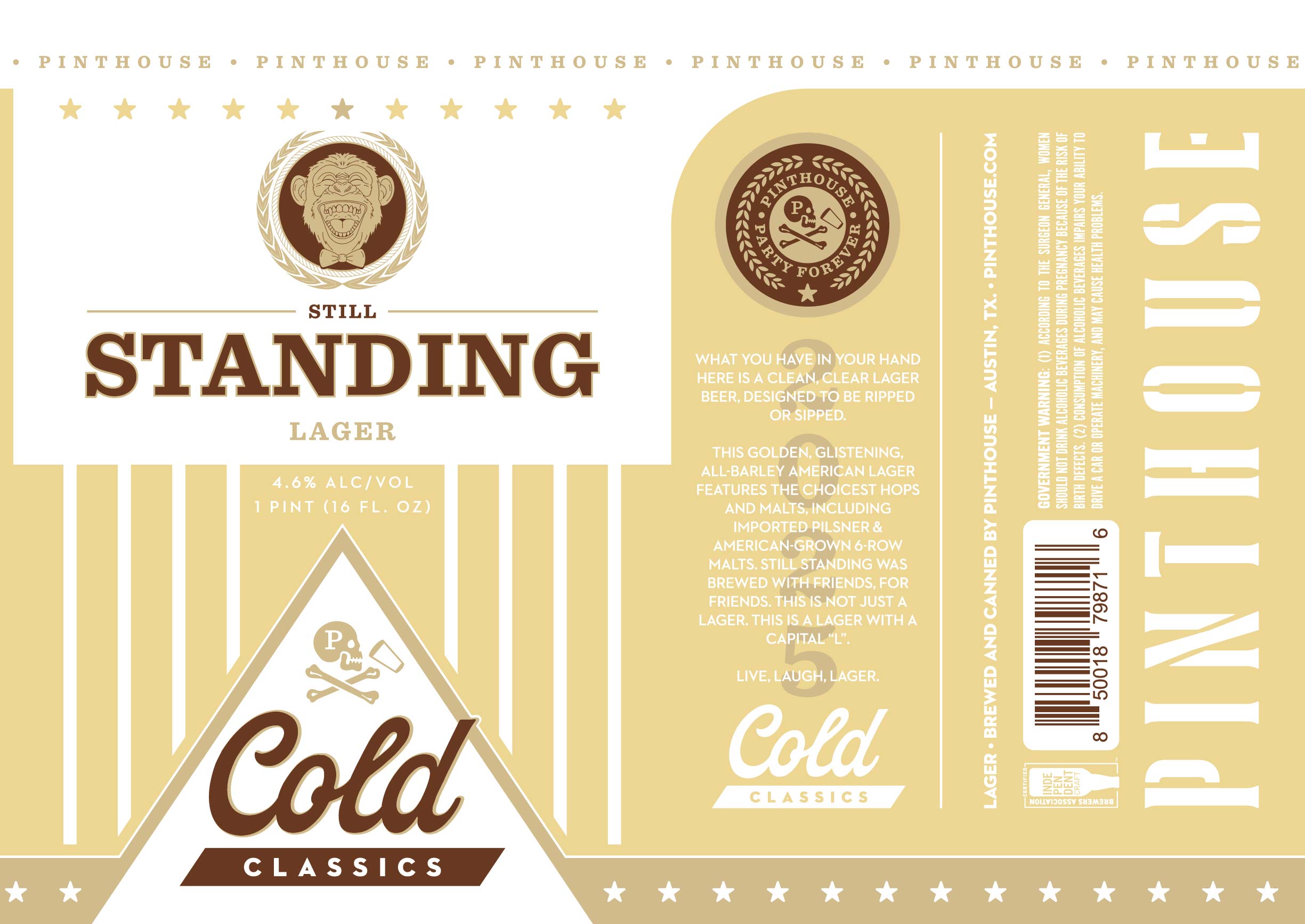 TABC label artwork for Still Standing