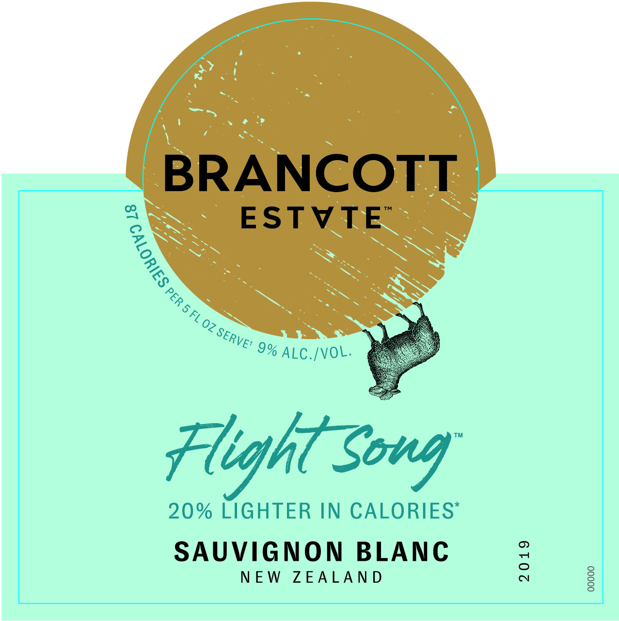 TABC label artwork for Brancott Estate Flight Song Sauvignon Blanc